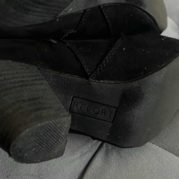 “Report- Black Booties size 7.5” - Picture 5 of 9
